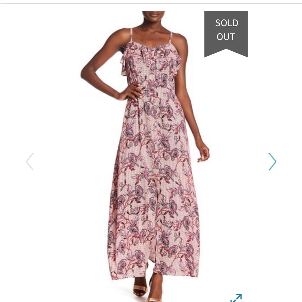 🌺Hope & Harlow Fuschia maxi dress 🌺🌺🌺
